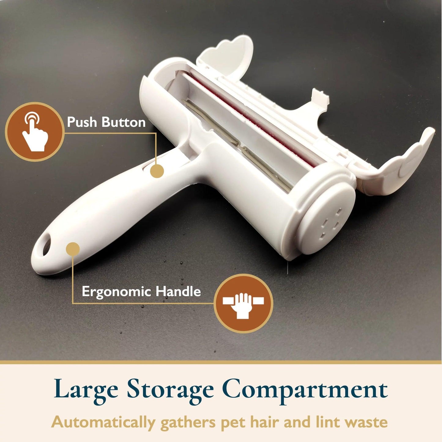 Professional Title: "Reusable Pet Hair Roller and Detailer Set for Furniture, Car, and Clothes"