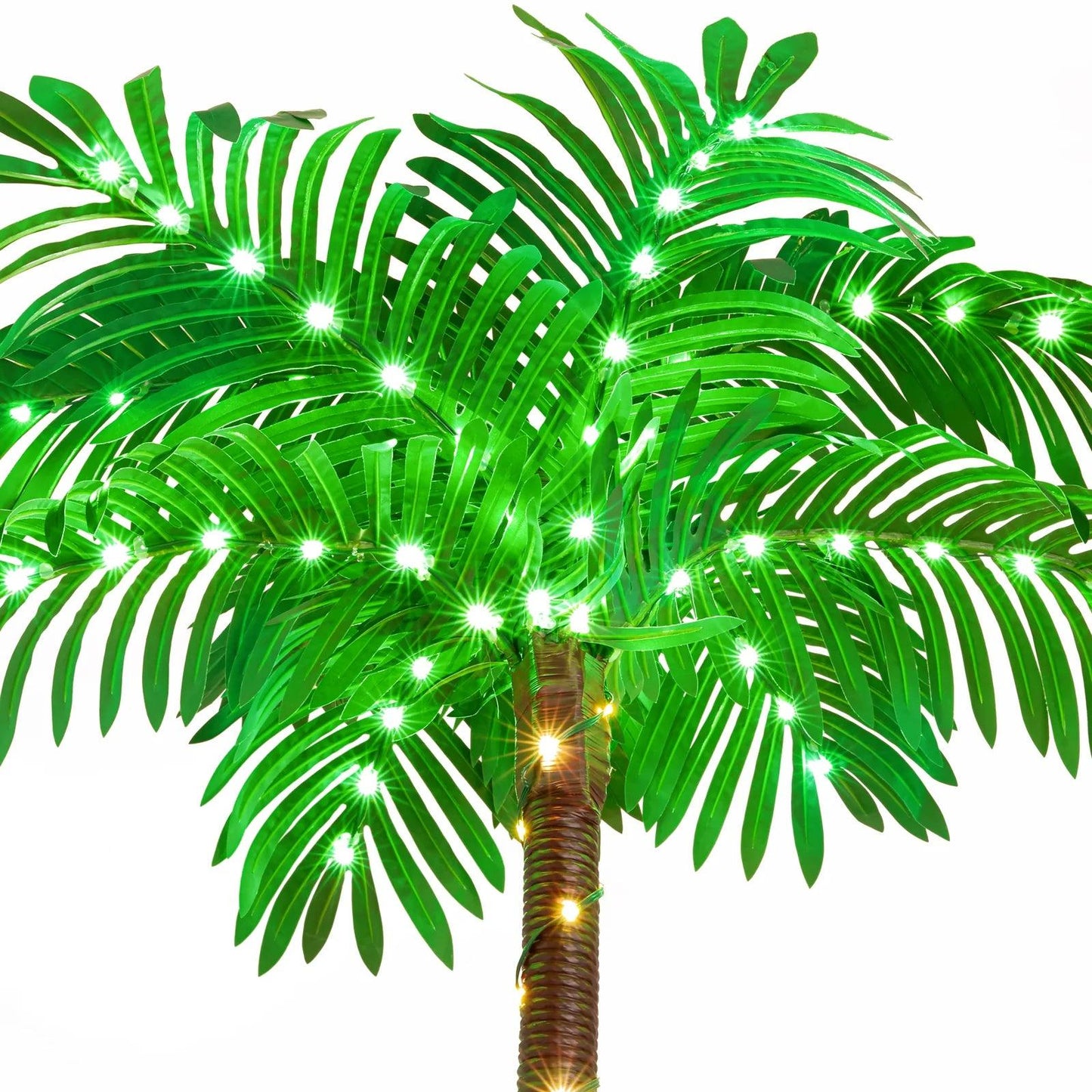 7-Foot Lighted Palm Tree for Outdoor Decoration