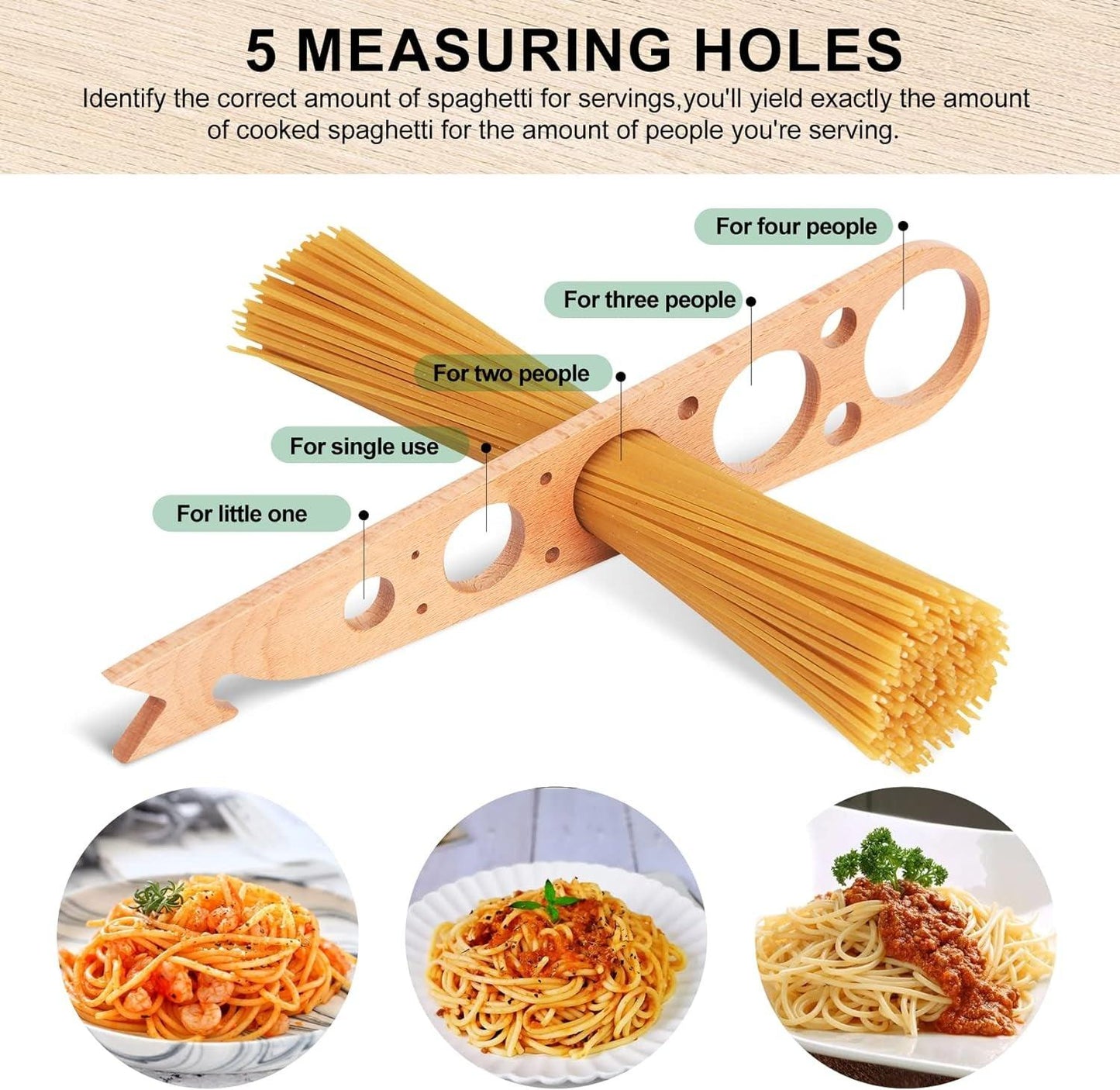 Wooden 3-in-1 Kitchen Tool Set for Pasta, Herbs, and Oven Rack - Small Appliances for Cooking