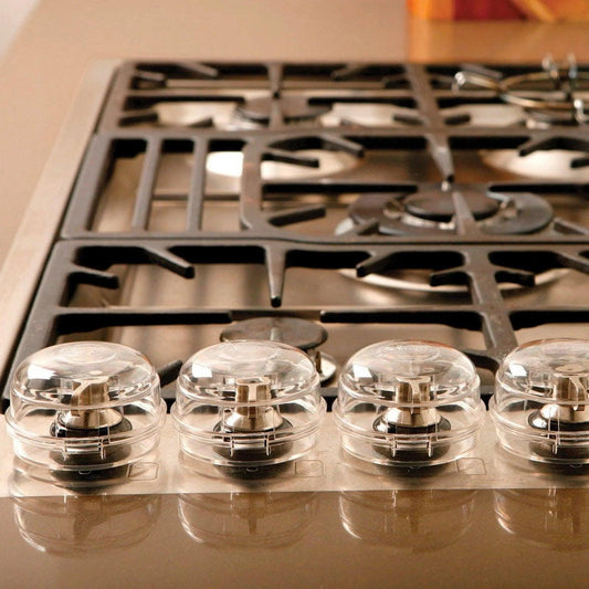 Stove Knob Covers - Transparent Plastic - Model L730A