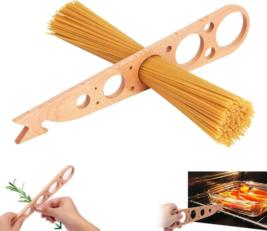 Wooden 3-in-1 Kitchen Tool Set for Pasta, Herbs, and Oven Rack - Small Appliances for Cooking