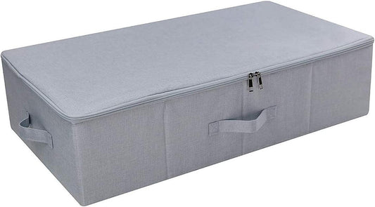 Under Bed Storage Bins with Lids - Bedroom Wardrobe and Closet Organizer